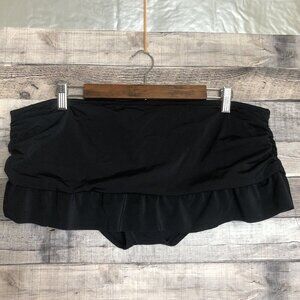 American Beach Swimwear, Hipster Bikini Bottom, skirt, swimming, beach, black XL